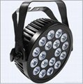 18pcs rgbwauv 6in1 waterproof IP65 led par lights for the stage club party