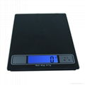 Tempered Glass platform 10kg Backlit LCD Digital Kitchen Scale 3