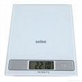 Tempered Glass platform 10kg Backlit LCD Digital Kitchen Scale 4