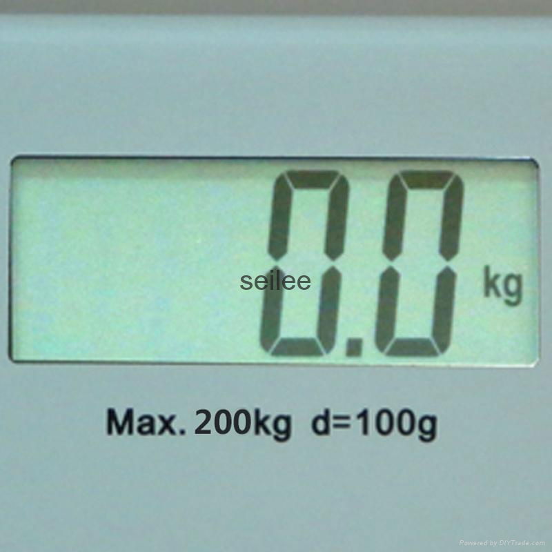 200kg 8mm Tempered Glass Digital Personal Scale   3