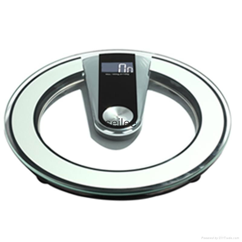 Round Glass Platform electronic weighing Scale 2