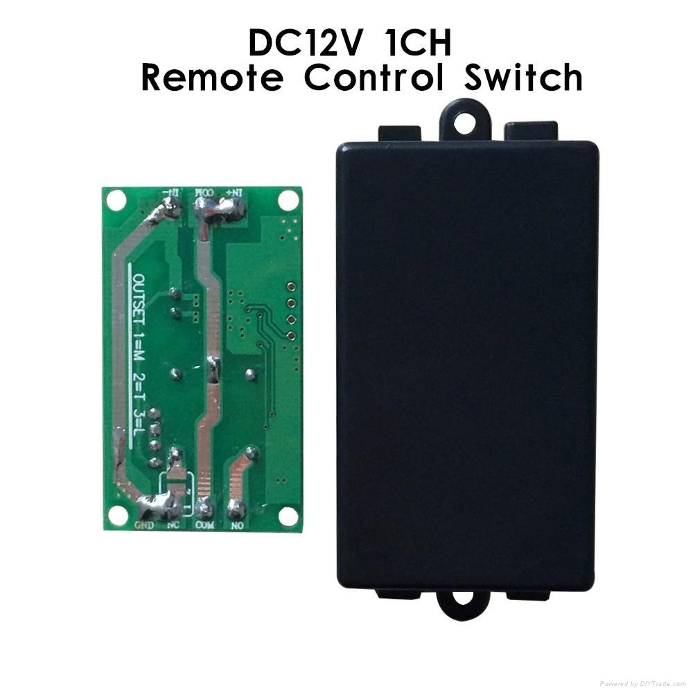 DC12V 1 CHANNEL RF REMOTE CONTROL RELAY SWITCH 2