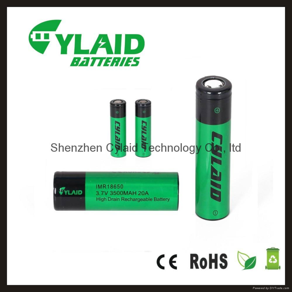 Cheap price with no MOQ 18650 IMR 18650 20a 3500mah imr battery  5