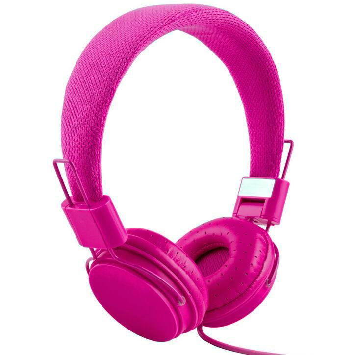 Fashion folding headband style Colorful wired headphones 5