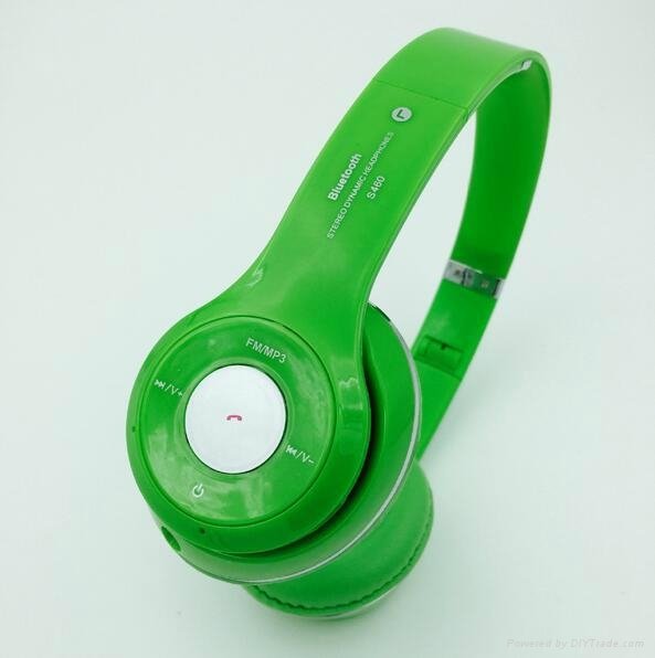 Bluetooth Headphones with FM Function, Supports MP3 Player and Recording Pen Fun 3