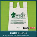 Plastic t shirt bag for shopping 4