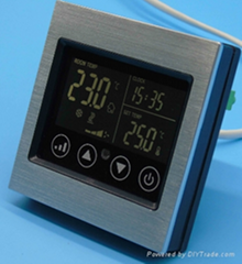 IEC Certificate Programmable Timer Smart Touch Screen Fan Coil Thermostat 