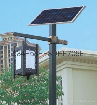 太陽能庭院燈hk15-274014米40W節能型太陽能庭院燈