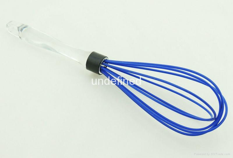 Hot Selling type Handheld Silicone Egg Whisk Manual egg Beater 2