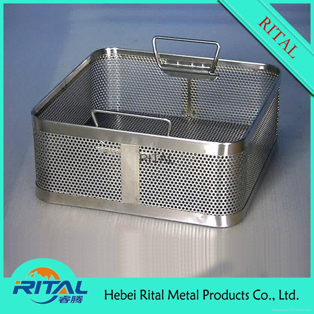 Sterilization Stainless Steel Wire Mesh Basket RTNFSB001 RITAL