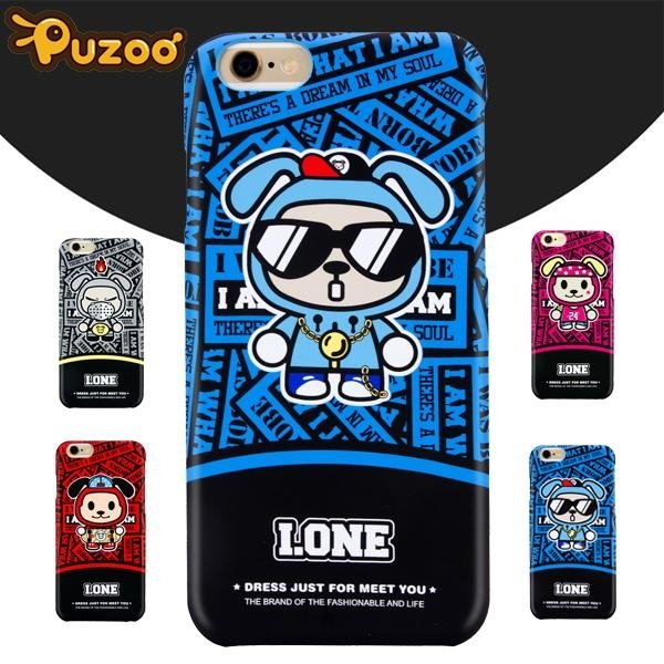Puzoo New Luxury PC Cover for iPhone 6 s Plus 4.7' 5.5' protective cover 4