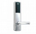 Zinc Alloy electronic rfid card security hotel door lock 2