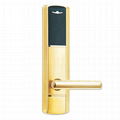 Zinc Alloy electronic rfid card security hotel door lock 4