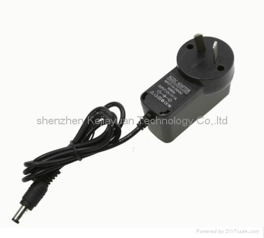 Australia Wall Power Supplies 24W 12V 2A with Power cords 1200mm 2