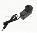 Australia Wall Power Supplies 24W 12V 2A with Power cords 1200mm 2