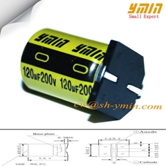 PVC Sleeve Mounted SMD aluminum electrolytic capacitor small size