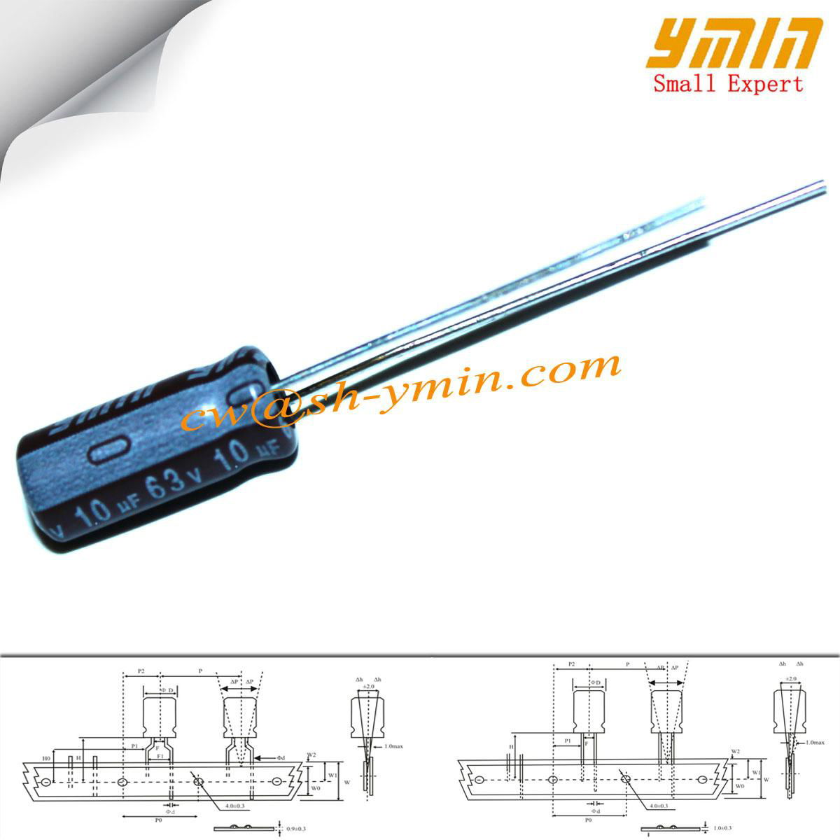 YMIN Small sized Radial aluminum electrolytic Capacitor for small LED driver