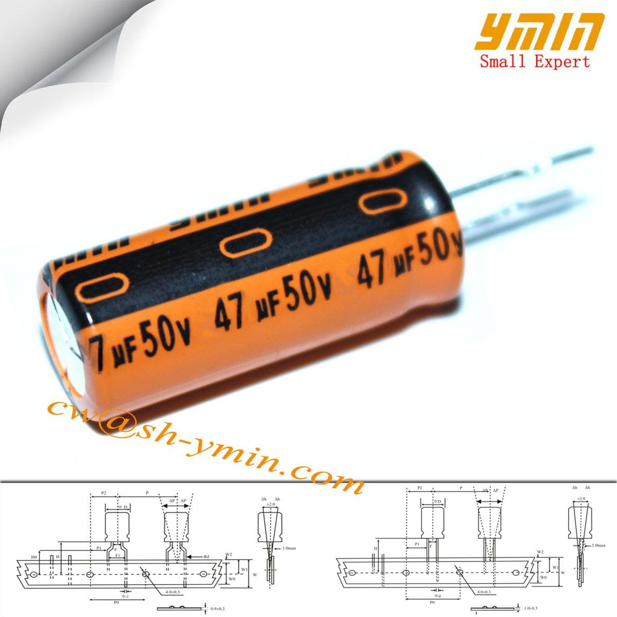 YMIN Radial Lead Type Aluminum Electrolytic Capacitor for LED lamps