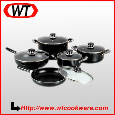 10pcs Aluminum Cookware Set