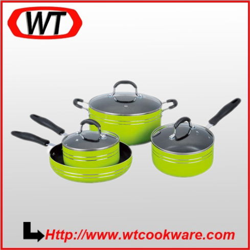 7pcs Aluminum nonstick Cookware Set