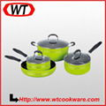 7pcs Aluminum nonstick Cookware Set 1