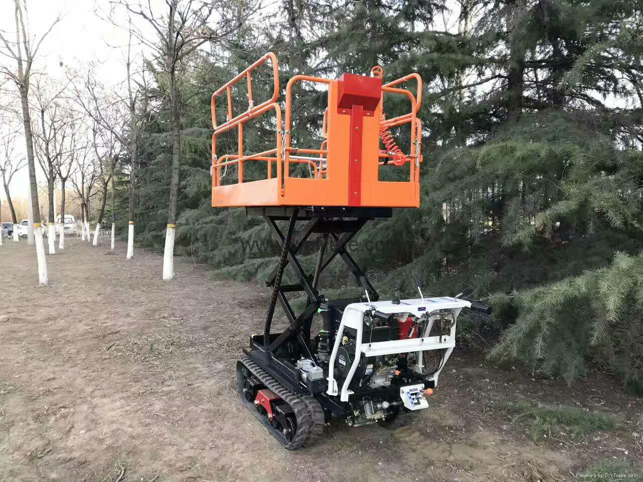 mini remote control crawler work platform 3GP120 WALI NONGZHUANG