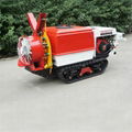 Self propelled crawler air blast power sprayer   