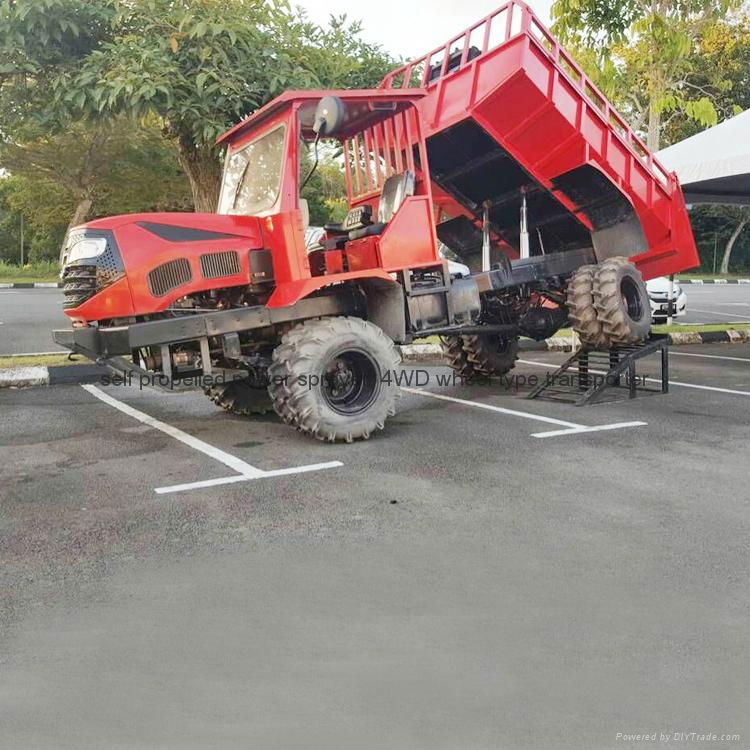 4WD articulated steering transporter tractor   4