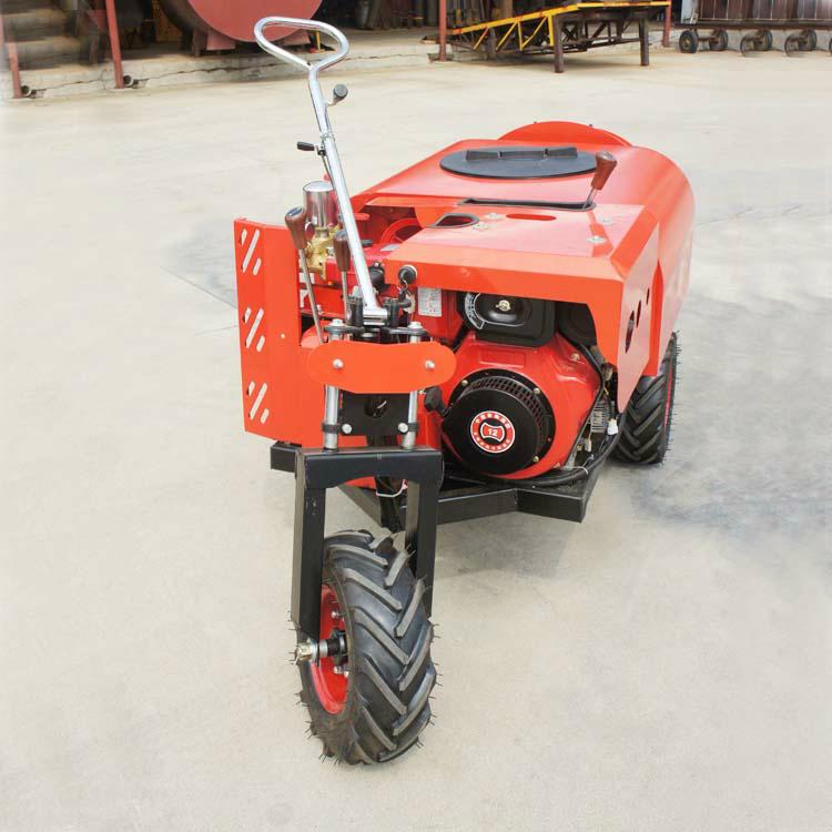 Mini wheel type  diesel engine garden air blast sprayer    3