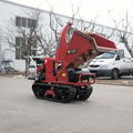 Mini Mobile Garden Wood Chipper with Pneumatic pruning 8