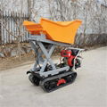 Mini Crawler type Pista Dumper with lift container 