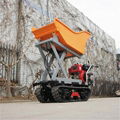 Mini Crawler type Pista Dumper with lift container 