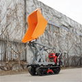 Mini Crawler type Pista Dumper with lift container 