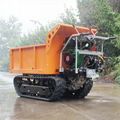 Loading 1000KG micro crawler dumper for fruits garden