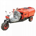 three wheel type  diesel engine garden air blast sprayer    1