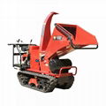 crawler type diesel engine leaf chipper