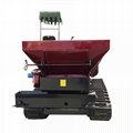 crawler type Muck spreader for spreading solid manure and fertilizer 2