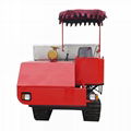 Dry Fertilizer Applicator with crawler type for paddy filed 4