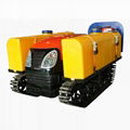 remote control garden crawler tracot with air balst power sprayer