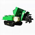 garden multifunction crawler tractor with power sprayer