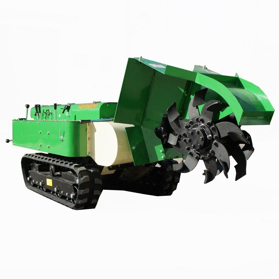 garden multifunction crawler tractor with power sprayer 5