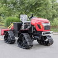 4WD Triangular Tracked transporter Tractor