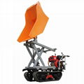 Mini Crawler type Dumper with lift container 