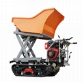 Mini Crawler type Dumper with lift container 