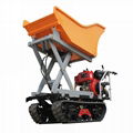 Mini Crawler type Dumper with lift container 