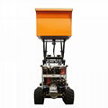  palm oil garden Crawler type dumper with lift container