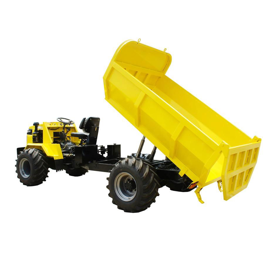 4WD articulated steering transporter tractor 5