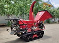 Mini Mobile Garden Wood Chipper with Pneumatic pruning 12