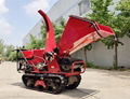 Mini Mobile Garden Wood Chipper with Pneumatic pruning