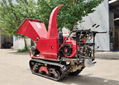 Mini Mobile Garden Wood Chipper with Pneumatic pruning